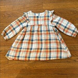 Angel Dear Multicolored Plaid Ruffled Dress